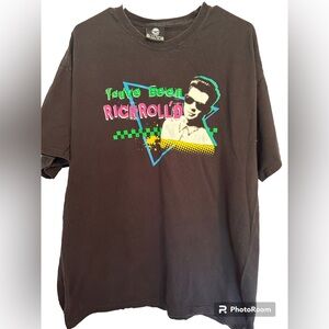 Vintage Jinx Brand Rick Astley Graphic T-Shirt Size XL